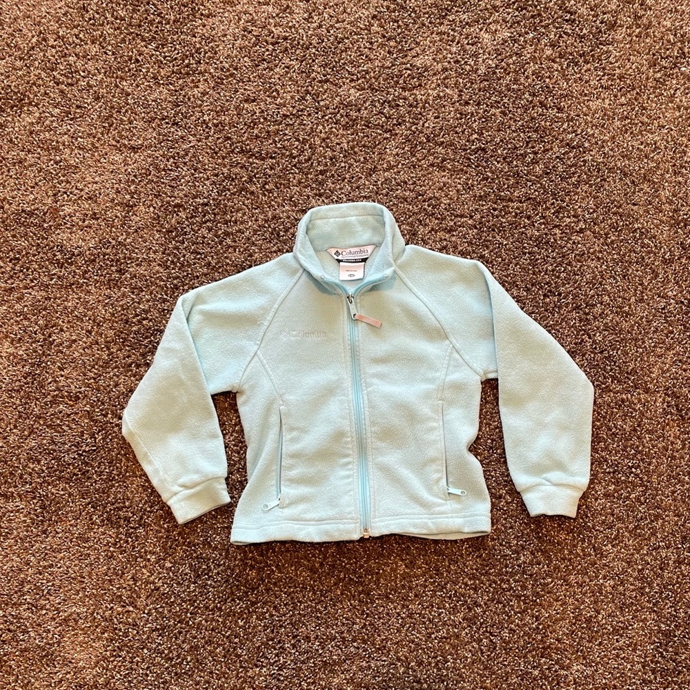 Columbia Light Blue Kids Fleece Jacket